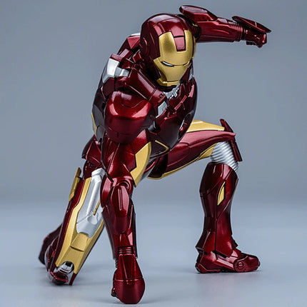 Fondjoy Marvel Iron Man MK7 Assemble Toy Iron Man Model 15cm ABS Material 1/12 Scale Action Figures Toy Birthday Gifts For Boys