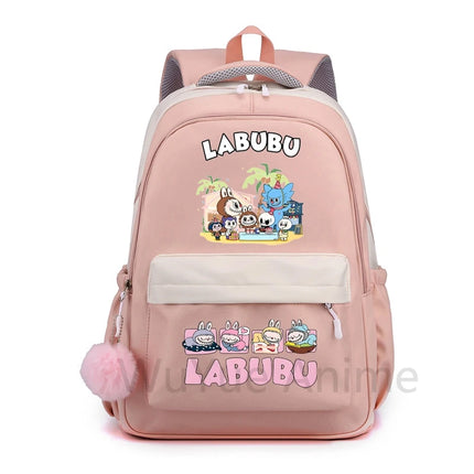 Cute Cartoon Printed Backpack Student Kid Schoolbag Women Large Capacity Waterproof Bookbag Kid Birthday Gift Travel Bag Mochila