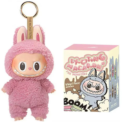 1:1 Quality For Labubu Blind Box Monster Series PVC Kawaii  Macaron Pendant Doll Monster Keychain Birthday Holiday Kids Gift