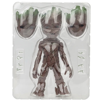 Marvel Guardians of The Galaxy Groot Cute Baby Tree Man Joints Moveable BJD Action Figure Toys