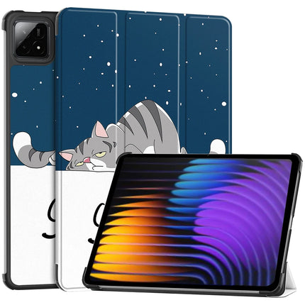 Magnetic Case For Xiaomi Pad 7 Pad7 Pro 11.2inch Tri-Folding Stand PU Leather Tablet Cover Funda for Xiaomi Pad7 7Pro 2024 Case