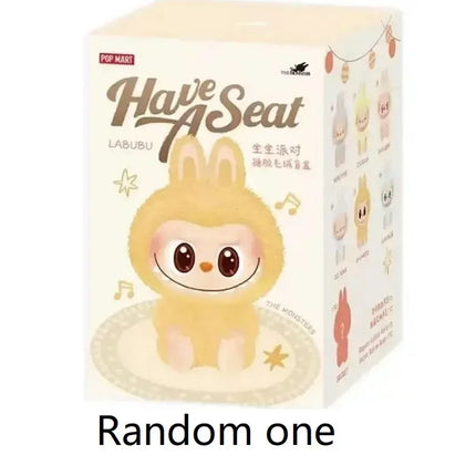 2nd generation Labcloth sitting party vinyl plush cute doll blind box party plush Christmas gift key ring children's toys