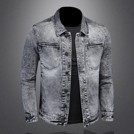 The Main Promotion of New Top Coat Spring and Autumn New Trend with All The Fashionable Handsome Denim Jacket Men's Clothing