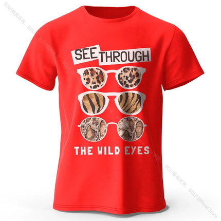 Trendy Cotton Printed T-Shirt for Men & Women, Cartoon Graphic Tee with Soft Fabric, Casual Summer Streetwear