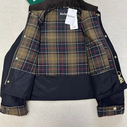 B@r cooperation autumn and winter hunting unwaxed short jacket