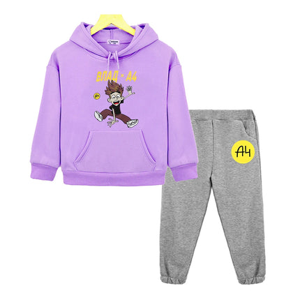 Vlad A4 Autumn girls boys Hooded Sets Fleece sweatshirt  y2k sudadera мерч а4 Lamba anime hoodie pullover kids boutique clothes