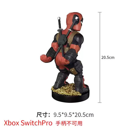 New Avengers Anime Spider-Man Venom Ps5 Xbox Base Display Bracket Deadpool Action Figure Toys Mobile Phone Ps4 Holder Model Doll