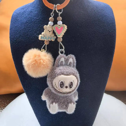 2025 New Keychain Kawaii Accessories Car Pendant Three-Dimensional Creative Diy Resin Heart Bag Accessories Desktop Ornaments