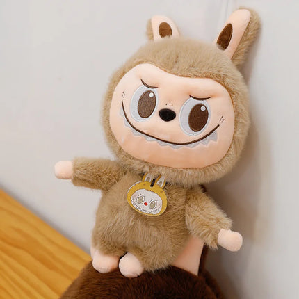 25/35/45cm Labubu Cartoon Ragdoll Plush Toys Mink Cute Rabbit Ragdoll Accompany Sleep Plush Toy Pillow Children Xmas Gifts 
