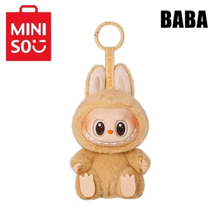 Miniso Anime FigureV2 Blind Box Have A Seat Series Pendant Flocking Model Toy Kawaii Monster Replica Keychain Toy Christmas Gift