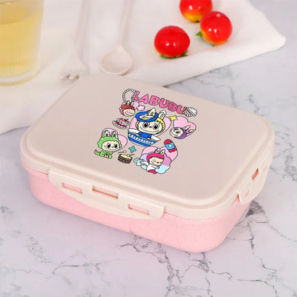 Lunch Bag Cartoon Crystal Sticker Warming Box Portable Outdoor Picnic Food Storage Bags Large Capacity Bento Boxs Gifts