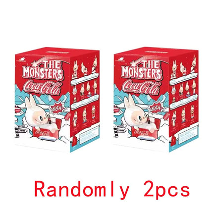 In Stock New The Monsters Canvas Series Blind Box Labubu Toy Figurines Desktop Ornaments Exquisite Peripherals Gifts