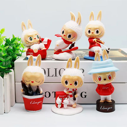 Labubu Original THE MONSTERS Labubu Doll Coca Cola Series Action Figure Mystery Box Labubu Blind Box Christmas Gift Kids Toys