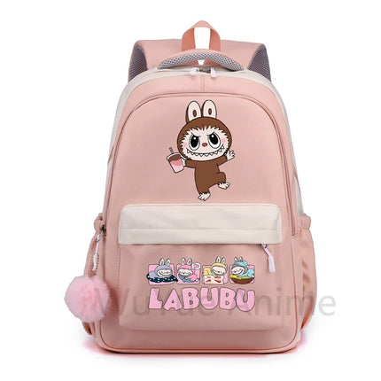 Cute Cartoon Printed Backpack Student Kid Schoolbag Women Large Capacity Waterproof Bookbag Kid Birthday Gift Travel Bag Mochila