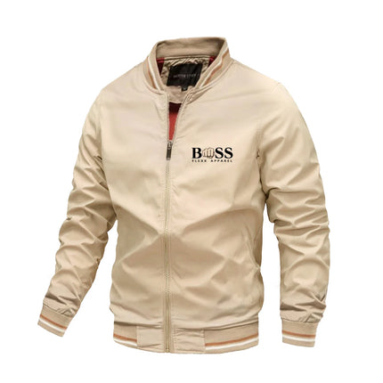 Men's Autumn Jacket Men Spring Striped Coat Over Size Male Windbreaker White Casual Coats Man Bomber Jackets Summer.