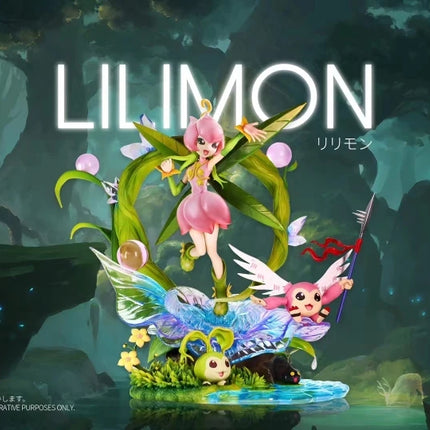 20cm Digimon Figures Lillymon Picklemon Anime Figure Tanemon Nyokimon Figurine Statue Model Collection Room Decoration Desk Toys