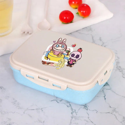 Lunch Bag Cartoon Crystal Sticker Warming Box Portable Outdoor Picnic Food Storage Bags Large Capacity Bento Boxs Gifts