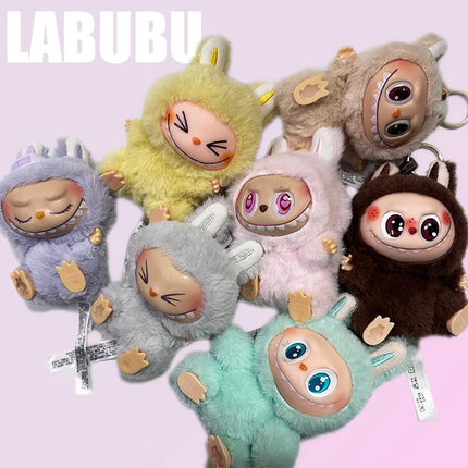 Blind Box Labub Heartbeat Macaron Enamel The Monsters Face Pvc Figurine Tabletop Ornament Kawaii Doll Kid Birthday Gift