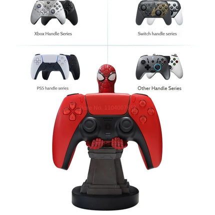 New Avengers Anime Spider-Man Venom Ps5 Xbox Base Display Bracket Deadpool Action Figure Toys Mobile Phone Ps4 Holder Model Doll