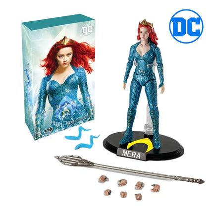 Justice League Ben Batman Action Figure Superman Batman Wonder Woman Aquaman Mera Anime Toys Collection Models Toys Gift