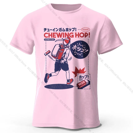 Japanese Snacks Hand-drawn Print T-shirt - Kawaii Food Illustration Design for Men Women Soft Cotton Top