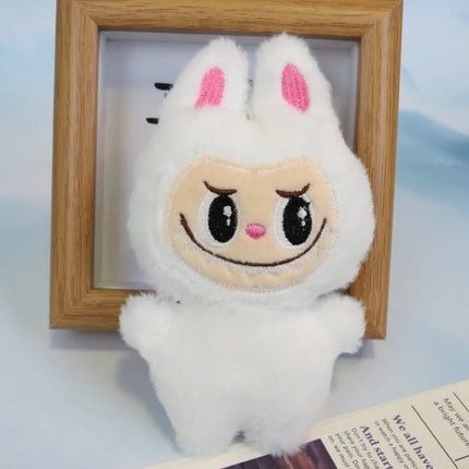 LABUBU New Monster Plush Key Chain Bag Decoration Accessories Plush Doll Bag Pendant Decoration Keychain Women Girls Gifts