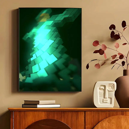 game M-MiNEcrAft  Poster Wall Art Printing Waterproof Home Living Bed Room Bar Aesthetic Decor