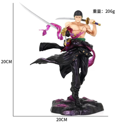 One Piece Handmade Model Anime Figure Character Series Surrounding Decorative Ornaments Roronoa Zoro Toy