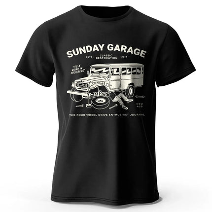 Retro Sketch Car T-Shirt 100% Premium Cotton Slim Fit Hand Drawn Classic Auto Tee for Men and Teens Motorhead Fashion