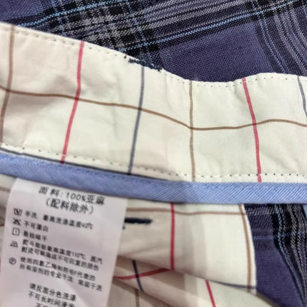 B@r British Style Shorts 100% Linen
