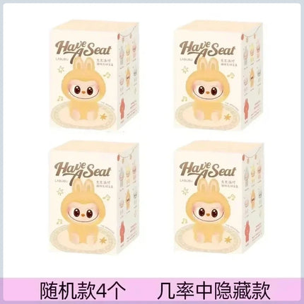 High Quality Anime Figure Surprise Box Have A Seat Vinyl Pendant Doll Model Toy Cute Monster 2 The Monsters labubu Blind Box