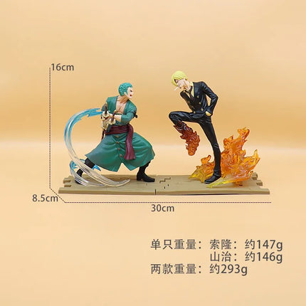 One Piece Handmade Model Anime Figure Character Series Surrounding Decorative Ornaments Roronoa Zoro Toy