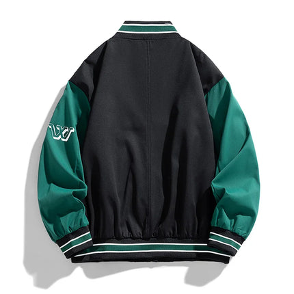 Plus Size Baseball Jacket Men Fashion Casual Patchwork Jacket Coat Male Varsity Jacket Coat Big Size 7XL 8XL 9XL10XL