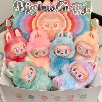 Popmart High-Quality Replica Labubu3 Front High-Energy Series Blind Box Macaron Plush Doll Pendant Ornament Collection Gifts