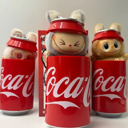 New 3.0 Labubu Monster Coca-Cola Series Vinyl Doll Labubu Action Figure Keychain Toys Childrens Holiday Surprise Gifts