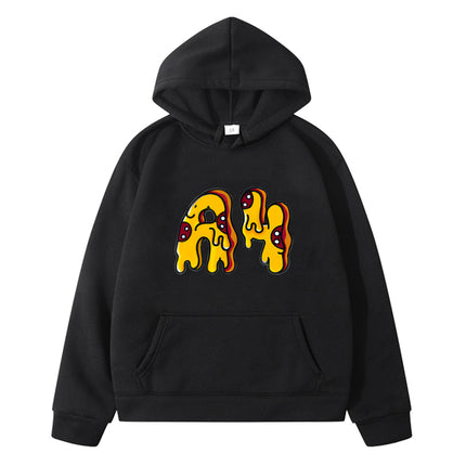Пицца А4 Animation Hoodies Boys Sweatshirt with hood Влад a4 Бумага Casual Fleecing hoodie y2k sudadera kids clothes girls 7-12y