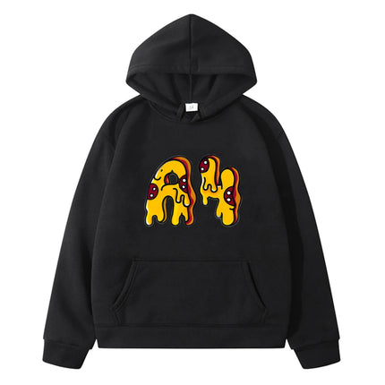 Пицца А4 Animation Hoodies Boys Sweatshirt with hood Влад a4 Бумага Casual Fleecing hoodie y2k sudadera kids clothes girls 7-12y