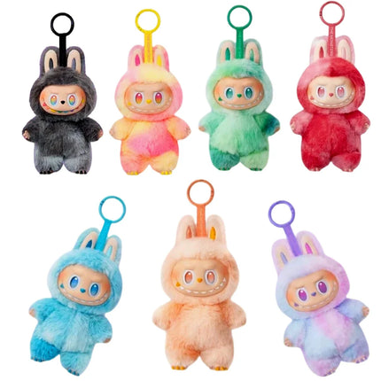New Labubu Blind Box Have A Seat Series BIG INTO ENERGY Flocking Model Toy  Kawaii Monster 3rd Keychain  Decorations Gift