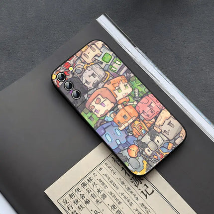 Game M-MineS C-CraftEs Phone Case For Samsung Galaxy S24 S22 S23 S25 S21 Ultra Fe Plus A16 A34 A54 A55 A14 A53 Coque