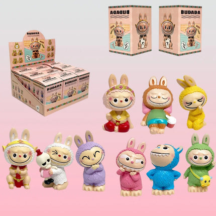Anime Labubu THE MONSTERS Blind box Mini Figurine Doll Collection Pvc Model Toys Cute Collection Desktop Decor Gifts In stock