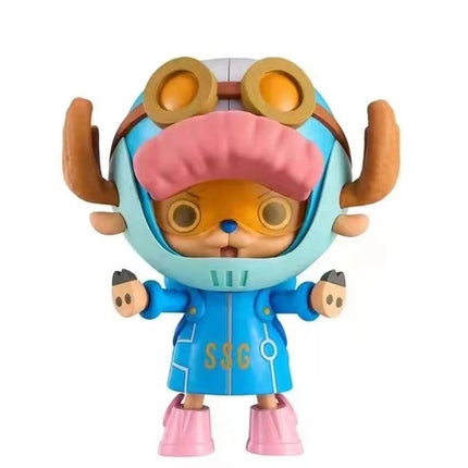 17cm One Piece Luffy Anime Figures Monkey D. Luffy Egg Head Island Action Figures PVC Anime Collection Model Doll Toy Kid Gift