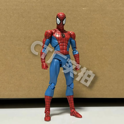 Ct Toys Spiderman Mafex 185 Classic Costume Anime Figure Ver Miles Morales 2099 Spider-man Action Figure Figurine Toys Kids Gift