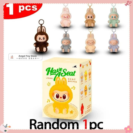 For Labubu V3 V2 Monsters Big Into Energy Series Vinyl Pendant Blind Box Figurine Tabletop Ornament Kawaii Doll Birthday Gifts