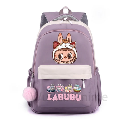 Cute Cartoon Printed Backpack Student Kid Schoolbag Women Large Capacity Waterproof Bookbag Kid Birthday Gift Travel Bag Mochila