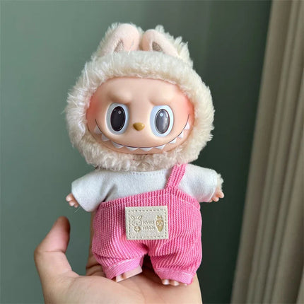 For 17cm Doll Clothes Clothing Set Baby Pendant Clothes Suspender Pants Clothes Replacement Trend Gift