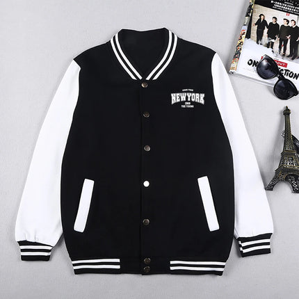 Come True New York 1968 The Young Man Baseball Uniforms Hip Hop Punk Style Jackets Casual S-5Xl High Street Clothing