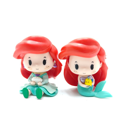 6 Pieces / Set Cartoon Princess Vinyl Figurine Cute Version Doll Action Figure Toys Collection Model Ornament