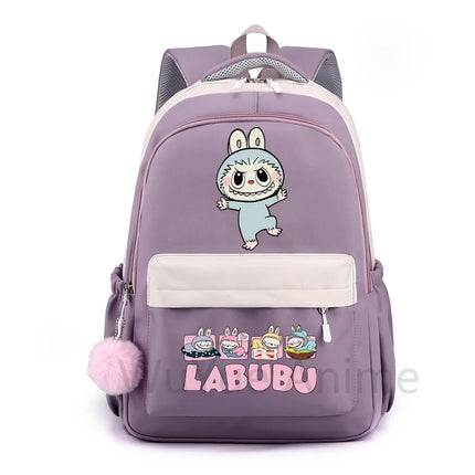 Cute Cartoon Printed Backpack Student Kid Schoolbag Women Large Capacity Waterproof Bookbag Kid Birthday Gift Travel Bag Mochila