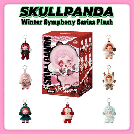 New Genuine Skullpanda Winter Music Series Pendant Sp Doll Blind Box Desktop Ornament Christmas Peripheral Exquisite Gift