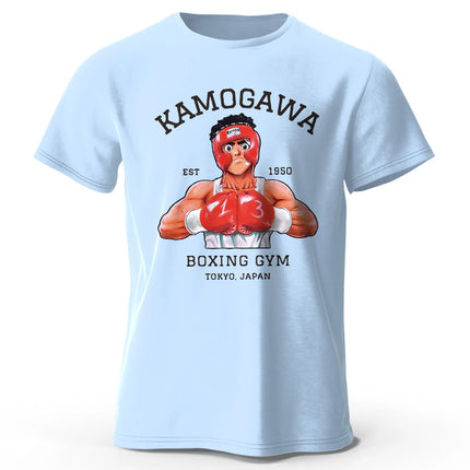 KBG Hajime No Ippo Printed Pure Cotton Vintage GYM Men's T-Shirt For Men Women Tops